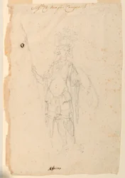 Disegno, Costumi: Africa per un balletto, 1720 ca.