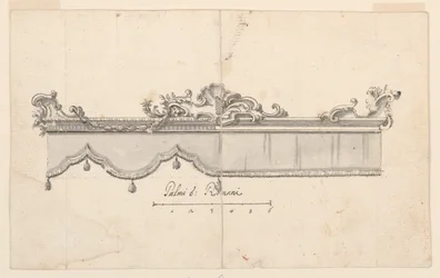 Disegno, Crestomazia di un baldacchino (V: schizzi di figure), 1750-75 ca.