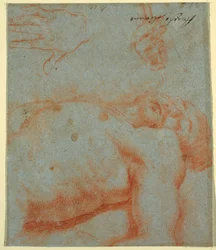 Disegno, Cristo morto, XVII-inizio XVIII secolo