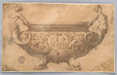 Disegno, progetto per una ciotola, XVII-XIX secolo