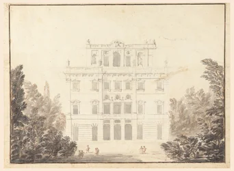 Disegno, progetto per un casinò in un parco, 1728-84