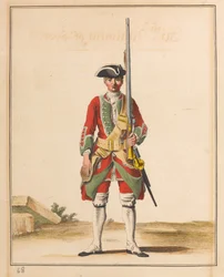36º Reggimento di Fanteria, circa 1742