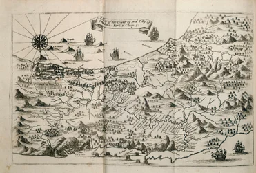 Mappa del paese e della città di Panama. Parte. 3 : cap. : 5. (incisione)