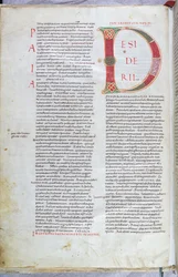 Una pagina della Bibbia dell
