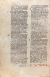 Una pagina della Bibbia dell