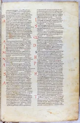 Una pagina della Bibbia dell