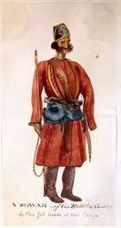 Un sowar della Cavalleria Rohilla