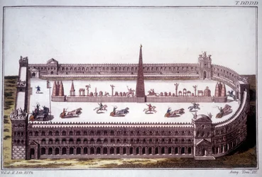 Una corsa di carri al Circo Massimo