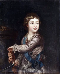 Ritratto del granduca Alessandro Pavlovich (1777-1825) da bambino
