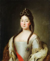 Ritratto della zarina Anna Petrovna di Russia (1708-1728)