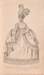 Anne Townshend, Marchesa Townshend in abito da corte completo