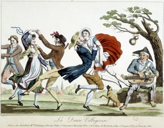 Ballo: danza del villaggio - fine XVIII secolo, Carnavalet