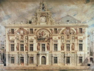 Banca di San Giorgio a Genova, Italia