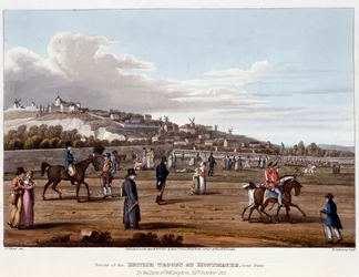 Truppe britanniche a Montmartre - in 