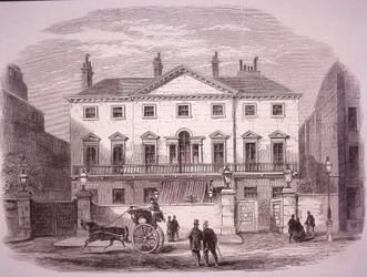Cambridge House a Piccadilly nel 1860, casa del PM lord Palmerston
