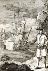 Il capitano Henry Avery prende una delle navi del Gran Moghul