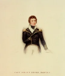 Capitano P.V. Broke, Royal Navy, inizio XIX secolo