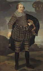 Ritratto di Carlo IX re di Svezia (1550-1611)