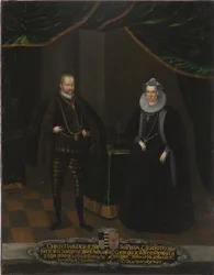 Ritratto di Cristiano I (1568-1622), Elettore di Sassonia e Sofia di Brandeburgo (1568-1622), Elettrice di Sassonia