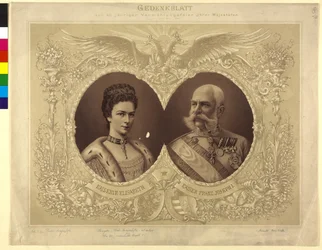 Carta commemorativa del 40º anniversario di matrimonio di Sua Maestà 24 aprile 1854