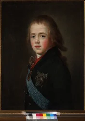 Ritratto del granduca Costantino Pavlovich di Russia (1779-1831) da bambino