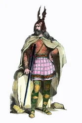 Costume di un capo gallico sotto il dominio romano