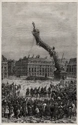 Distruzione della Colonna Vendôme durante la Comune