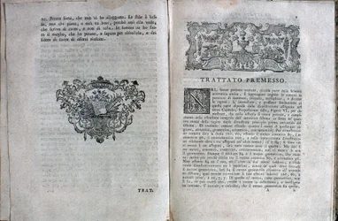 Doppia pagina da un trattato musicale di Giuseppe Tartini