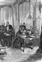 Caso Dreyfus. Arresto del capitano Alfred Dreyfus il 15/10/1894 dopo la dettatura