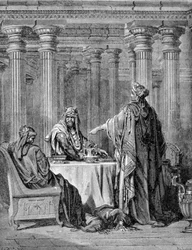 Libro di Ester. Incisione del XIX secolo.
