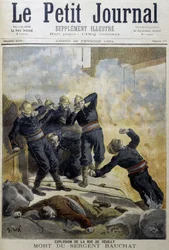 Vigili del fuoco: esplosione di rue de Reuilly - in Le Petite Journal