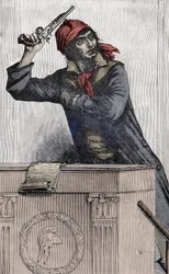 Rivoluzione francese: ritratto di Jean Paul Marat (1743-1793), deputato montagnardo alla Convenzione