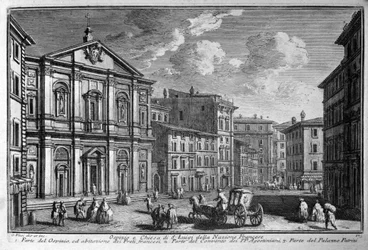 Dalla Chiesa di San Luigi dei Francesi a Roma. Fine del XVIII secolo