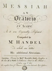 Frontespizio della partitura 