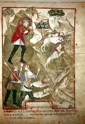 Caccia (Miniatura, XIV secolo)
