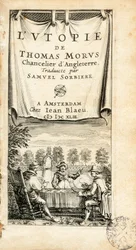 Frontespizio illustrato del libro francese tradotto "L