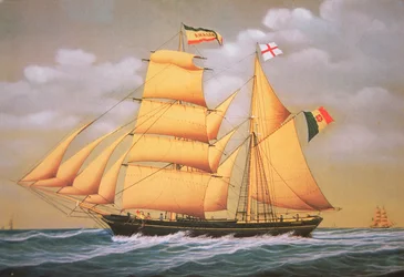 Schooner-brig italiano 