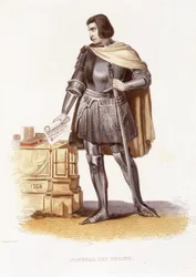 Jean Juvenal (o Jouvenel) des Ursins (1360 - 1431), magistrato francese - in "Le Plutarque français" Ed. Mennechet