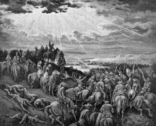 Giosuè ferma la corsa del Sole.