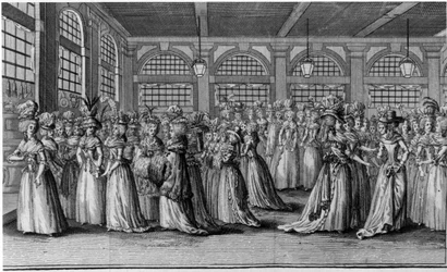 La colonnata - in "Le ragazze del Palazzo reale", frontespizio, vol. III, ed. Londra