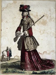 Signora nella caccia