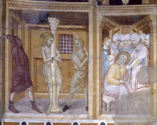 Vita di Cristo, dettaglio: Flagellazione, Chiesa di Sant