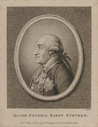 Maggiore Generale Barone Steuben (acquaforte)