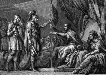 Periodo merovingio: un sindaco del palazzo (dignitario del regno) prestava giuramento prima di assumere l