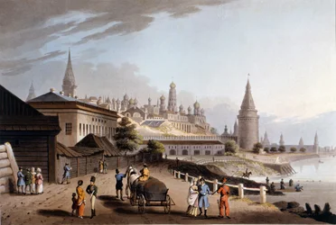 Mosca, il Cremlino. Illustrazione del XIX secolo