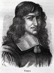 Nicolas Fouquet (1615 - 1680), statista francese. Incisione da “L