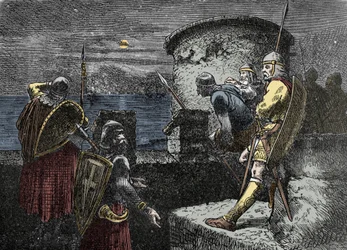 In attesa dei Normanni - la guardia varega osserva l