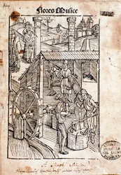 Pagina da Flore musices, studio sul canto gregoriano di Hugo von Reutlingen