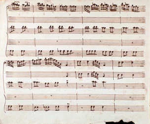 Pagina della partitura musicale di Gia si sa ch