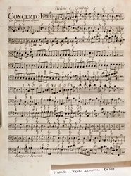 Pagina di spartito musicale de L